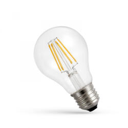 spectrumLED E27 LED-fényforrás, 5, 5 W, filament, szabályozható, Meleg fehér WW 2700K 710lm, WOJ14644 SpectrumLED (WOJ14644)