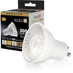 Kobi GU10 LED-fényforrás, 3 W, Meleg fehér WW 3000K 300lm, KOBI-001205 SpectrumLED (KOBI-001205)