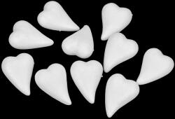  Polisztirol szív 7, 5cm 10db/csomag - festéshez és díszítéshez