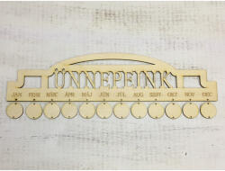  Natúr fa - Ünnepeink tábla 45cm - feliratként és tábladíszként