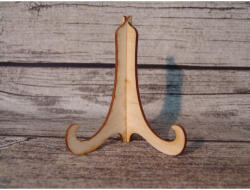  Natúr fa - Tányértartó állvány normál - festéshez és dekorációhoz