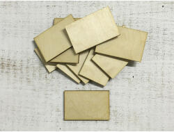  Natúr fa lapok 7x4, 5cm 10db/csomag - feliratként és tábladíszként