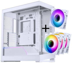 Phanteks NV5 TG D-RGB white + fans
