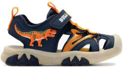 Bull Boys Sandale Tip Pantof Anatomice cu Închidere Hoop & Loop și Luminite Albastre DNCL5050B00-BL01 (DNCL5050B00-BL01)