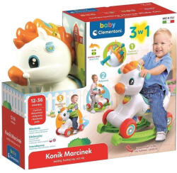 Clementoni Interaktív póni Marcinek hintaló, járókeret és aktivitásközpont lengyel és angol nyelven Clementoni 50928