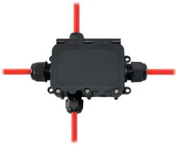 Commel Vízmentes kábecsatlakozó doboz, IP68, 4x0, 5-2, 5mm2 (COMMEL-365-924)