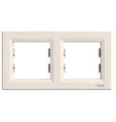 Schneider Electric ASFORA Kettes keret, vízszintes, bézs (EPH5800223)