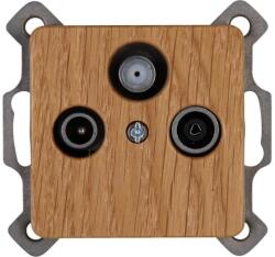 Kopp MILANO fa TV/RF/SAT alj, tölgy (KOPP917130081)