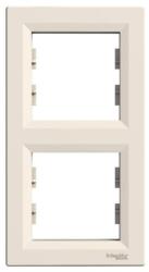 Schneider Electric ASFORA Kettes keret, függőleges, bézs (EPH5810223)