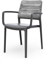 Keter DEPORTO kerti szék karfákkal | viharszürke / grafit (271507)