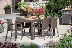 Elvisia LAYLA kerti szett 6 + 1 | barna