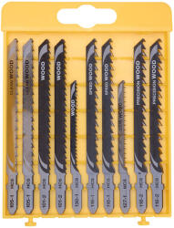 DEWALT DT2290-QZ HCS Dekopírfűrészlap készlet fához, 10 db (DT2290-QZ)