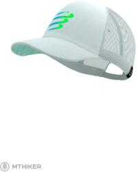 Compressport Trucker baseball sapka, star white/blue-green
