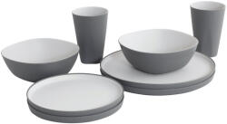 Outwell Gala 2 Person Dinner Set edénykészlet szürke