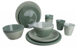 Bo-Camp Mix & Match 16 100% Melamine edénykészlet zöld