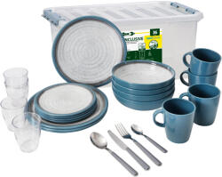 Brunner Tuscany All Inclusive edénykészlet fehér/kék