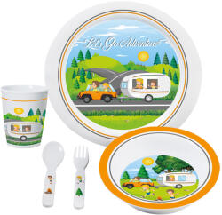 Brunner Let's Go Adventure 3+ gyerek étkező készlet fehér