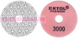 Extol gyémánt csiszoló és polírozó tárcsa P3000 100 mm tépőzáras (8803099) (8803099)