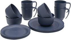 Outwell Delish 4 Person Dinner Set edénykészlet sötétkék