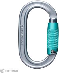 Black Diamond Oval Triple Lock karabiner, polished