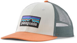 Patagonia P-6 Logo LoPro Trucker Hat baseball sapka fehér/rózsaszín