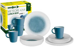 Brunner Lunch box Meteore edénykészlet fehér/kék