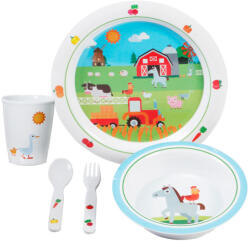 Brunner Farm 3+ gyerek étkező készlet fehér