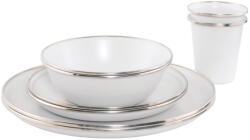 Outwell Delight 2 Person Dinner Set edénykészlet fehér