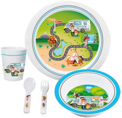 Brunner Time to travel 3+ gyerek étkező készlet fehér