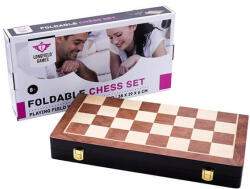 Engelhart Összecsukható fa sakk készlet - 38cm -szépséghibás (150204)