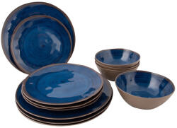Bo-Camp Tableware Halo 12 pcs edénykészlet sötétkék