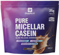 BodyWorld Pure Micellar Casein 1800 g, ciocolată
