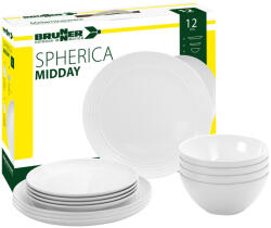Brunner Spherica Midday edénykészlet fehér