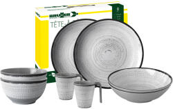 Brunner Tivoli Set tete-a-tete edénykészlet fehér/fekete