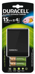 DURACELL 5000394114524 akkumulátor töltő Váltakozó áram (Duracell CEF27 + 2xAA/LR6 + 2xAAA/LR4)