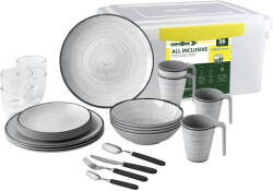 Brunner Tivoli All Inclusive edénykészlet fehér/fekete