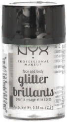 NYX Professional Makeup Glitter Goals arc és test csillám /Ice