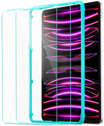 ESR Folie pentru iPad Pro 12.9 2018 / 2020 / 2021 / 2022 (set 2) - ESR Tempered Glass 9H - Clear (KF2318228) - vexio