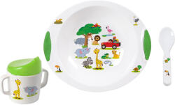 Brunner Jungle Parade 6M+ gyerek étkező készlet fehér/zöld