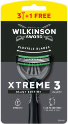 Wilkinson Xtreme3 eldobható borotva fekete 3 pengés - 4 db