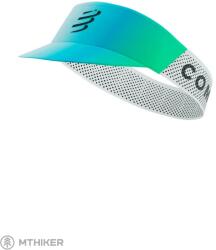 Compressport Pro Racing napellenző, star white/blue-green