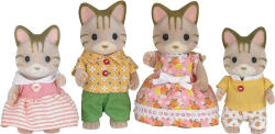EPOCH Figurine Sylvanian Families-Familia Pisicutelor Vargate (SF5180) Figurina