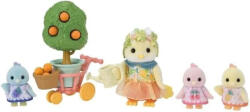 EPOCH Figurine Sylvanian Families-familia Pasarilor Cu Portocale (sf5860) Figurina