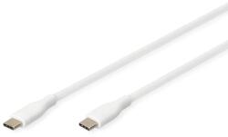 ASSMANN USB-C - USB-C - 1m - Fehér (AK-300341-010-W)