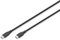 ASSMANN USB-C - USB-C - 1m - Fekete (AK-300341-010-S)