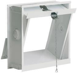 Fuchs Design Szellőzőablak húzószerkezettel 24-es üvegtéglához 267 mm x 285 mm x 90 mm