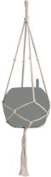 Lechuza Makramee Cotton Pure 90 függő virágtartó natúr 22 cm x 14 cm