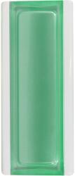 Fuchs Design Valódi üvegprofil smaragd 19 cm x 8 cm x 1 cm