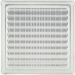 Fuchs Design Fuchs kockás üvegtégla 19 cm x 19 cm x 8 cm