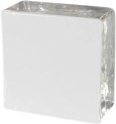 Fuchs Design Crystal Collection üvegtégla egy oldalon szatinált 10 cm x 10 cm x 5 cm
